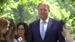 Declarația de presă susținută de Președintele României, Klaus Iohannis