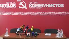 Conferință de presă susținută de Președintele Partidului Comuniștilor din Republica Moldova, Vladimir Voronin