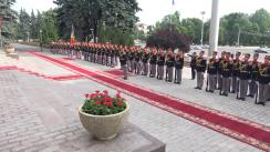 Ceremonia de întâmpinare a prim-ministrului Estoniei, Jüri Ratas, de către prim-ministrul Republicii Moldova, Pavel Filip