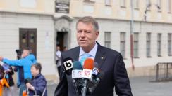 Declarație de presă susținută de Președintele României, Klaus Iohannis