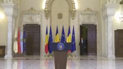 Declarație de presă susținută de Președintele României, Klaus Iohannis, după ce Camera Deputaților a votat modificările propuse pentru Codul Penal