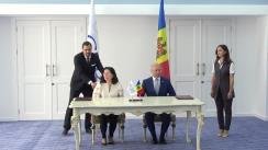 Semnarea Acordului de împrumut dintre Republica Moldova și Banca de Dezvoltare a Consiliului Europei. Briefing de presă susținut de Prim-ministrul Republicii Moldova, Pavel Filip, și viceguvernatorul Băncii de Dezvoltare a Consiliului Europei, Rosa María Sánchez-Yebra Alonso