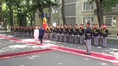 Ceremonia oficială de întâmpinare a Președintelui Republicii Macedonia, Gjorge Ivanov, de către Președintele Republicii Moldova, Igor Dodon