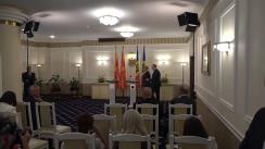 Conferință de presă susținută de Președintele Republicii Moldova, Igor Dodon, și Președintele Republicii Macedonia, Gjorge Ivanov