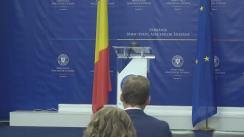 Conferință de presă organizată de ministrul delegat pentru Afaceri Europene, Victor Negrescu, cu ocazia prezentării bilanțului de activitate