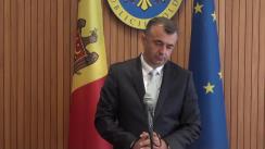 Declarațiile lui Ion Chicu după ședința Guvernului Republicii Moldova din 1 august 2018