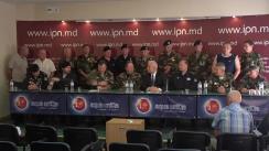 Conferință de presă organizată de un grup de veterani ai Războiului de la Nistru cu tema „Veteranii nu iartă trădarea”
