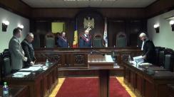 Ședința Curții Constituționale: Revizuirea hotărârilor judecătorești în procesul penal