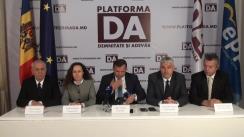 Conferință de presă organizată de Partidul Platforma Demnitate și Adevăr