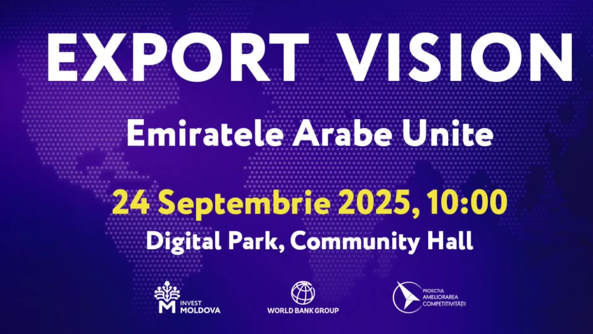 Export Vision Emiratele Arabe Unite. Studiu de piață destinat companiilor din Republica Moldova