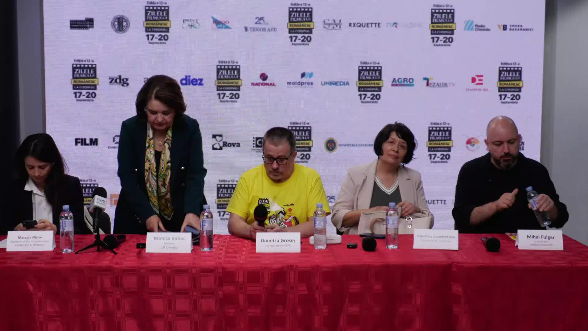 Conferința de presă dedicată lansării Zilelor Filmului Românesc la Chișinău, ediția a XII-a