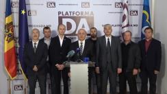 Conferință de presă organizată de Partidul Platforma Demnitate și Adevăr