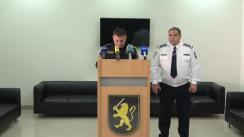 Briefing de presă cu privire la măsurile de asigurare a ordinii și securității publice, restricții de acces precum și dirijarea traficului rutier pe durata vizitei oficiale a Președintelui Turciei în Republica Moldova