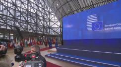 Declarație de presă susținută de Președintele României, Klaus Iohannis, înaintea reuniunii Consiliului European