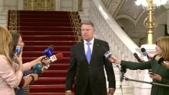 Declarație de presă susținută de Președintele României, Klaus Iohannis