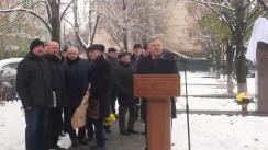 Ceremonia de dezvelire a șase busturi noi pe Aleea savanților și medicilor iluștri din Chișinău