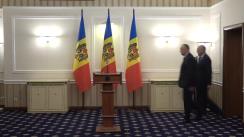 Președintele Republicii Moldova, Igor Dodon, are o întrevedere cu Prim-ministrul Republicii Moldova, Pavel Filip, și candidatul la funcția de Ministru al Finanțelor, Ion Chicu