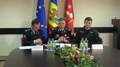 Conferință de presă cu tema „Măsurile de asigurare a securității și ordinii publice în perioada sărbătorilor de iarnă”