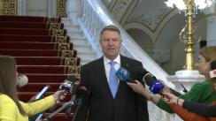 Declarații de presă susținute de Președintele României, Klaus Iohannis