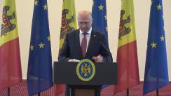 Prezentarea raportului pentru 3 ani de activitate a Guvernului Republicii Moldova