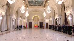 Ceremonia de decorare de către Președintele României, Klaus Iohannis, a unor supraviețuitori ai Holocaustului