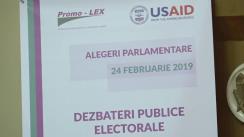 Dezbateri publice electorale organizate de Asociația Promo-LEX cu participarea candidaților la funcția de deputat, înregistrați în circumscripția uninominală nr. 16 Ungheni