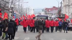 Mitingul de protest organizat de Partidul Socialiștilor din Republica Moldova