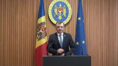 Declarațiile lui Ion Chicu după ședința Guvernului Republicii Moldova din 11 februarie 2019