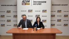 Conferința de presă susținută de Maia Sandu, Co-președinte al blocului ACUM și Președinte PAS, și Sergiu Litvinenco, candidat ACUM în circumscripția națională, cu titlul „Trollii guvernamentali ai PD-ului au lansat un război informațional în stilul Kremlinului”