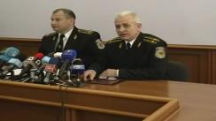 Iurie Maximov, șef-adjunct al Direcției Investigații și Securitate Internă a MAI, face publice rezultatele anchetei de serviciu inițiate în vederea implicării unor colaboratori de poliție în evenimentele din aprilie 2009