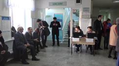 Alegeri 2019: Exprimarea votului de către candidatul PSRM, Vladimir Golovatiuc