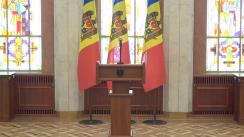 Briefing susținut de Președintele Republicii Moldova, Igor Dodon