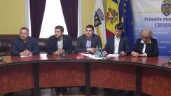 Briefing susținut de consilierii municipali ai PSRM cu tema „De ce executivul nu convoacă consiliul la inițiativa socialiștilor?”