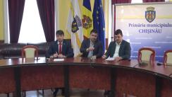 Briefing susținut de consilierii municipali ai Partidului Socialiștilor din Republica Moldova