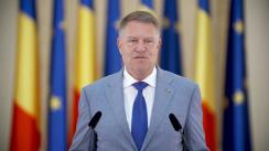 Declarație de presă susținută de Președintele României, Klaus Iohannis