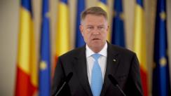 Declarație de presă susținută de Președintele României, Klaus Iohannis