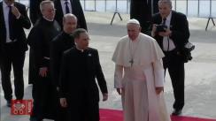 Vizita Sanctității Sale Papa Francisc în România. Ceremonia organizată la Catedrala Națională