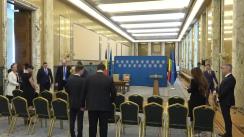 Ceremonia de semnare a Memorandumului de înțelegere între România și Israel în domeniul securității cibernetice