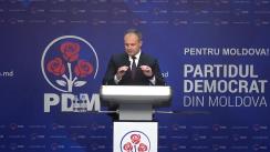 Briefing organizat de Partidul Democrat din Moldova