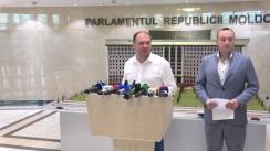 Declarație de presă susținută de deputații fracțiunii PSRM