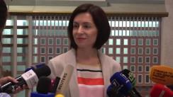 Declarație de presă susținută de Prim-ministrul Republicii Moldova, Maia Sandu, după ședința Guvernului condus de Prim-ministrul Maia Sandu, din 10 iunie 2019