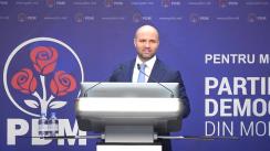 Briefing susținut de Partidul Democrat din Moldova