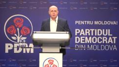 Briefing de presă după Consiliul Politic Național al Partidului Democrat din Moldova