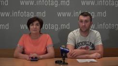 Conferință de presă organizată de cetățeanul Republicii Moldova, Andrei Gortolomei, cu tema „Neglijența medicală la nașterea unui copil”