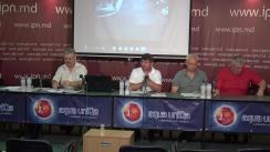 Conferință de presă susținută de un grup de veterani ai Războiului Transnistrean cu tema „Cerem eliberarea deținutului politic! Veteranul și invalidul Războiului Transnistrean Arslan Saframatov a fost condamnat de regimul Plahotniuc pe motive politice”