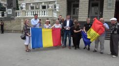 Flashmob „Cerem scoaterea interdicției lui George Simion”