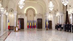 Ceremonia publică de semnare a Acordului Politic Național pentru consolidarea parcursului european al României de către Uniunea Democrată Maghiară din România și Grupul parlamentar al minorităților naționale