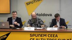 Conferința de presă cu tema „Reconstrucția scuarului „George Coșbuc”: zonele de odihnă din Chișinău sunt în pericol”