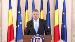 Declarație de presă susținută de Președintele României, Klaus Iohannis, după ședința CSAT din 30 iulie 2019