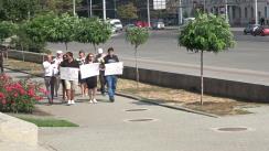 Flashmob organizat de Coaliția „Vocea Romilor” din Republica Moldova cu genericul „Nu (ne)permitem să dăm uitării...”